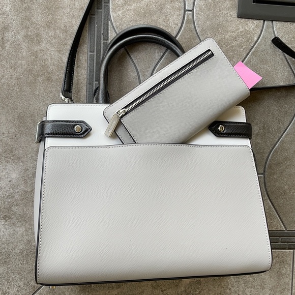 Kate Spade Staci Colorblock Medium Satchel & Staci Colorblock Large Slim Bifold - Picture 5 of 16